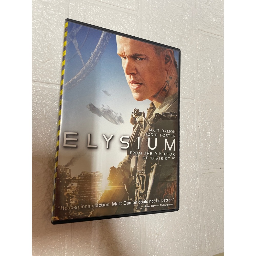 Elysium DVD Matt Damon Jodie Foster Sci-Fi Action Movie Neill Blomkamp 2013